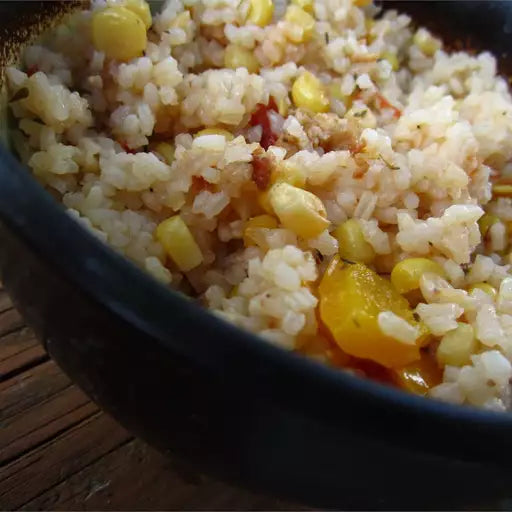 Corn & Rice as Side Dish